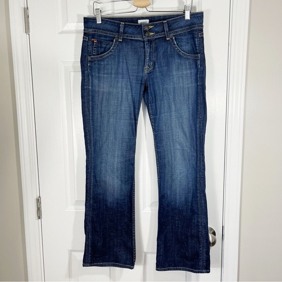 HUDSON Signature Bootcut Jeans STYLE # W170DHA Flap Pocket - WOMENS SIZE 30 - Picture 2 of 8